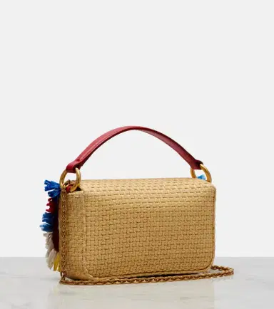 Dolce & Gabbana 3.5 Small raffia-effect crossbody bag | Thumbnail 2