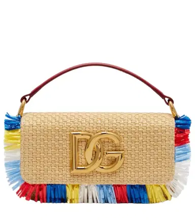 Dolce & Gabbana 3.5 Small raffia-effect crossbody bag | Thumbnail 1