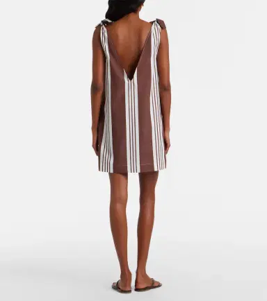 Posse Rosie striped cotton minidress | Thumbnail 4 Posse Rosie striped cotton minidress | Thumbnail 4