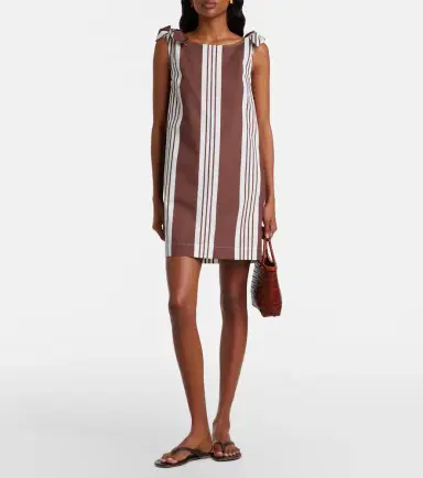 Posse Rosie striped cotton minidress | Thumbnail 5 Posse Rosie striped cotton minidress | Thumbnail 5