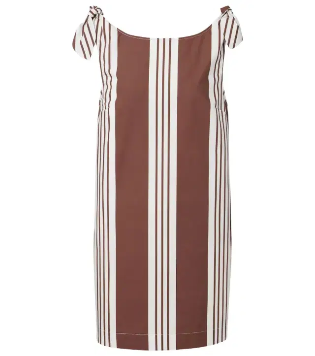 Rosie striped cotton minidress