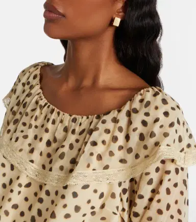 Posse Priscilla leopard-print silk blouse | Thumbnail 4 Posse Priscilla leopard-print silk blouse | Thumbnail 4
