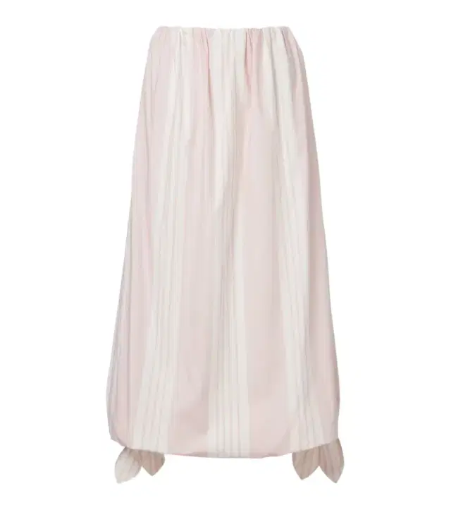 Posse Rosie striped cotton midi skirt