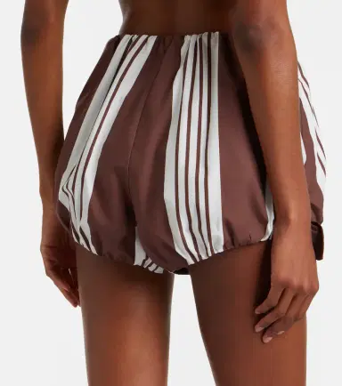 Posse Rosie striped cotton shorts | Thumbnail 2