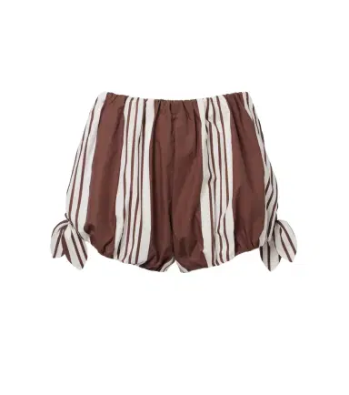 Posse Rosie striped cotton shorts | Thumbnail 1