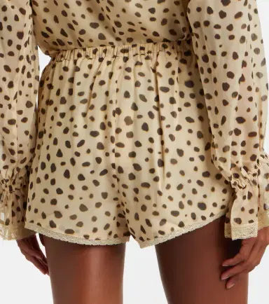 Posse Priscilla leopard-print silk shorts | Thumbnail 2 Posse Priscilla leopard-print silk shorts | Thumbnail 2