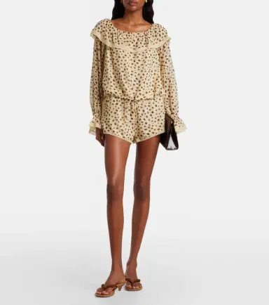 Posse Priscilla leopard-print silk shorts | Thumbnail 3 Posse Priscilla leopard-print silk shorts | Thumbnail 3
