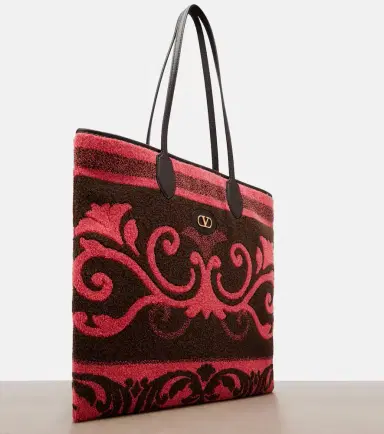 Valentino Garavani VLogo Medium terry tote bag | Thumbnail 2