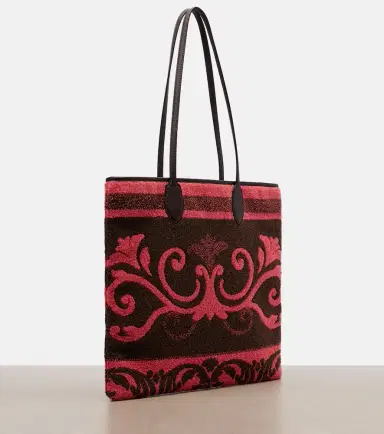 Valentino Garavani VLogo Medium terry tote bag | Thumbnail 3