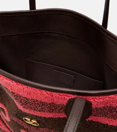 Valentino Garavani VLogo Medium terry tote bag | Thumbnail 4