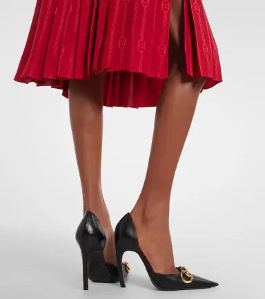 Gucci Boulevard Horsebit leather pumps | Thumbnail 2 Gucci Boulevard Horsebit leather pumps | Thumbnail 2