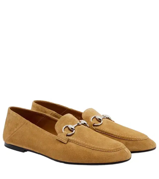 Gucci Jordaan Horsebit suede loafers