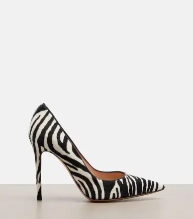 Gianvito Rossi Gianvito zebra-print calf hair pumps | Thumbnail 3 Gianvito Rossi Gianvito zebra-print calf hair pumps | Thumbnail 3