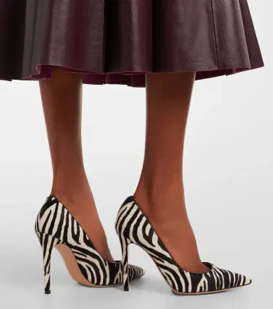Gianvito Rossi Gianvito zebra-print calf hair pumps | Thumbnail 6 Gianvito Rossi Gianvito zebra-print calf hair pumps | Thumbnail 6