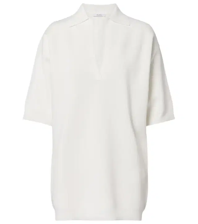 Max Mara Knitted crêpe top