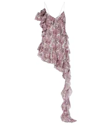 Bananhot Zoe floral ruffled asymmetric minidress | Thumbnail 1 Bananhot Zoe floral ruffled asymmetric minidress | Thumbnail 1