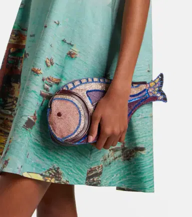 Staud Pesce beaded clutch | Thumbnail 4