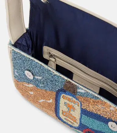 Staud Tommy beaded shoulder bag | Thumbnail 2