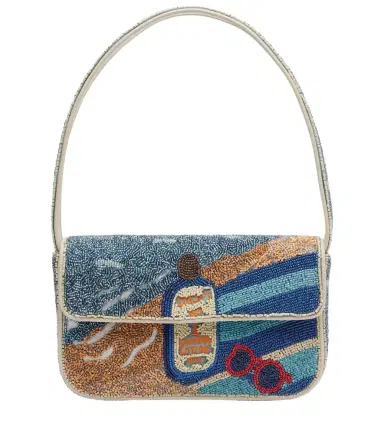 Staud Tommy beaded shoulder bag | Thumbnail 1