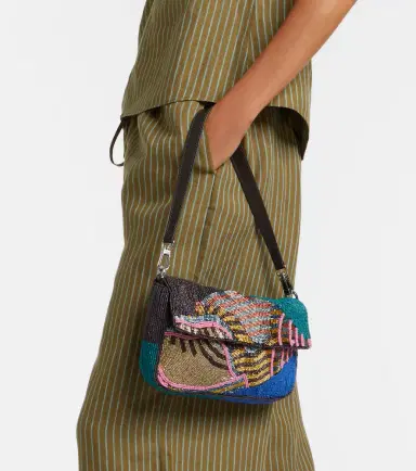 Staud Timmy beaded shoulder bag | Thumbnail 4 Staud Timmy beaded shoulder bag | Thumbnail 4