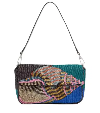 Staud Timmy beaded shoulder bag | Thumbnail 1 Staud Timmy beaded shoulder bag | Thumbnail 1