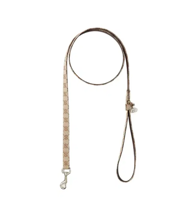 Gucci XS GG canvas dog leash