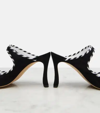 Manolo Blahnik Pura suede mules | Thumbnail 3 Manolo Blahnik Pura suede mules | Thumbnail 3