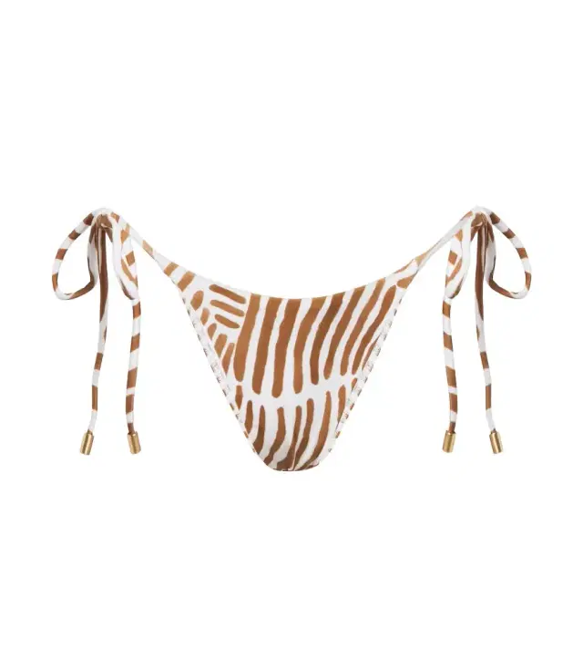ViX Paula Hermanny Tie Side printed bikini bottoms