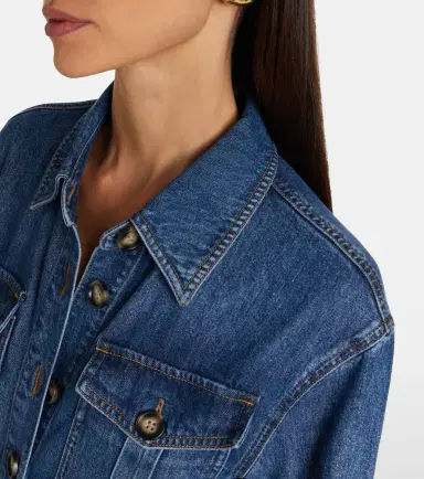 Self-Portrait Belted denim jumpsuit | Thumbnail 6 Self-Portrait Belted denim jumpsuit | Thumbnail 6