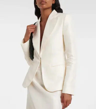 Gucci Silk faille blazer | Thumbnail 6 Gucci Silk faille blazer | Thumbnail 6