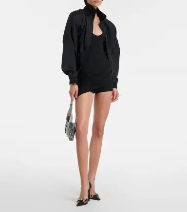Gucci Crêpe jersey minidress | Thumbnail 6 Gucci Crêpe jersey minidress | Thumbnail 6