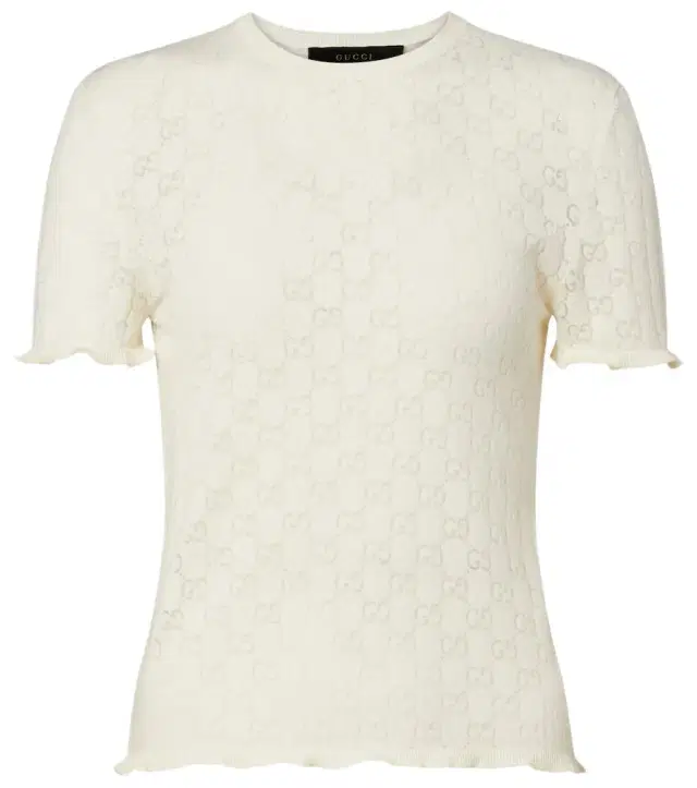 GG cotton-blend devoré T-shirt