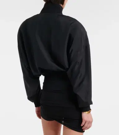 Gucci Silk poplin bomber jacket | Thumbnail 6 Gucci Silk poplin bomber jacket | Thumbnail 6