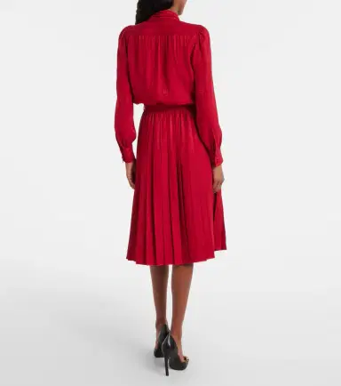 Gucci Interlocking G silk jacquard midi skirt | Thumbnail 2 Gucci Interlocking G silk jacquard midi skirt | Thumbnail 2