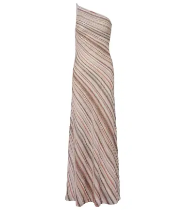 Missoni Sequined one-shoulder lamé maxi dress | Thumbnail 1
