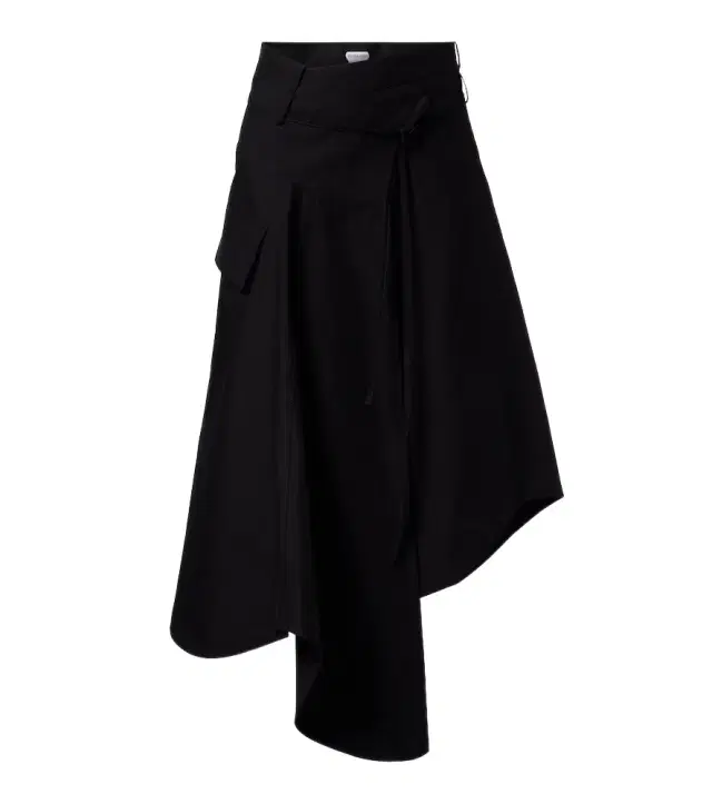 Bottega Veneta Asymmetric cotton midi skirt