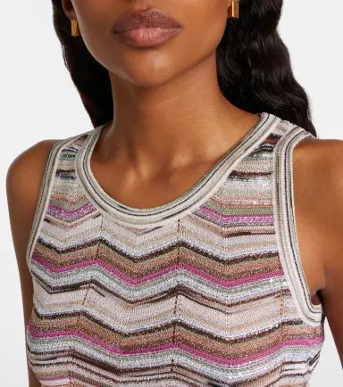 Missoni Zigzag sequined lamé top | Thumbnail 3