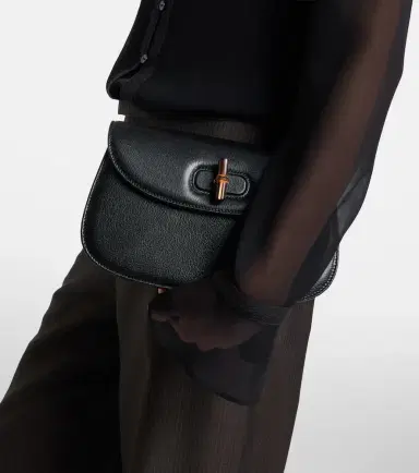 Gucci Bamboo Small leather crossbody bag | Thumbnail 6