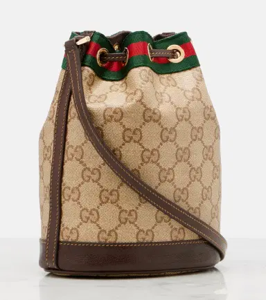 Gucci Web Stripe Mini GG canvas bucket bag | Thumbnail 3