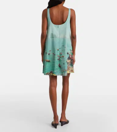Staud Brio printed cotton minidress | Thumbnail 2 Staud Brio printed cotton minidress | Thumbnail 2