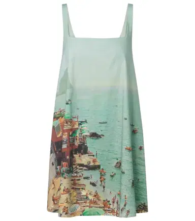Staud Brio printed cotton minidress | Thumbnail 1 Staud Brio printed cotton minidress | Thumbnail 1