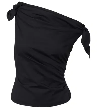 Staud Bellaria asymmetric cotton top | Thumbnail 1 Staud Bellaria asymmetric cotton top | Thumbnail 1