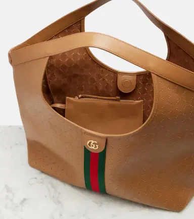 Gucci Giglio Large leather tote bag | Thumbnail 4