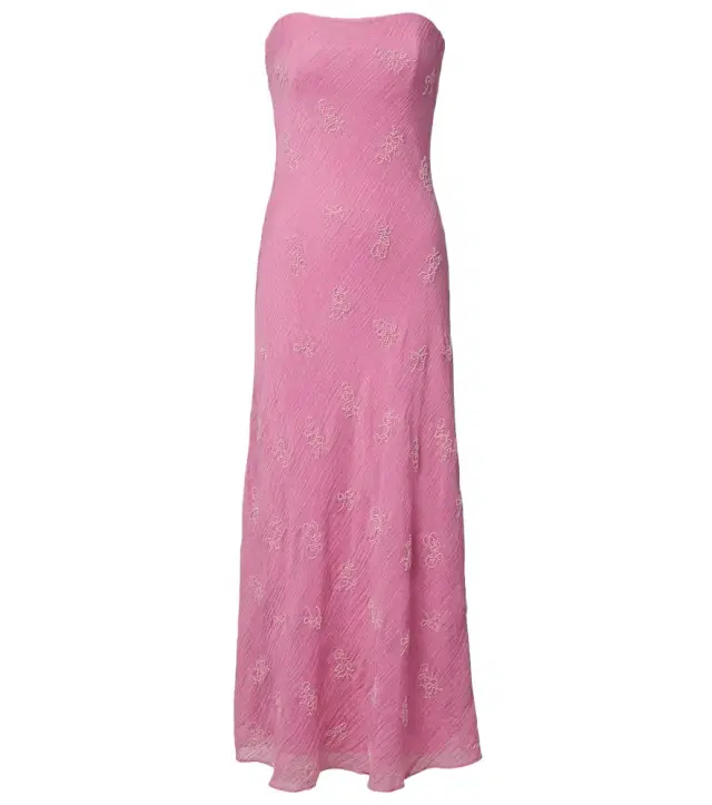 Cassie beaded organza maxi dress