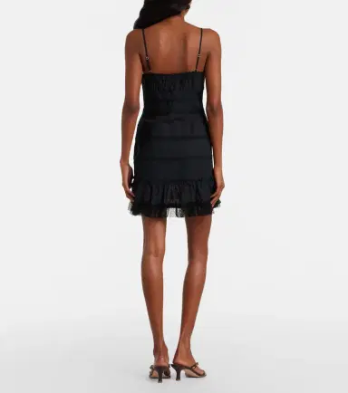 Staud Halie ruffled cotton-blend poplin minidress | Thumbnail 2