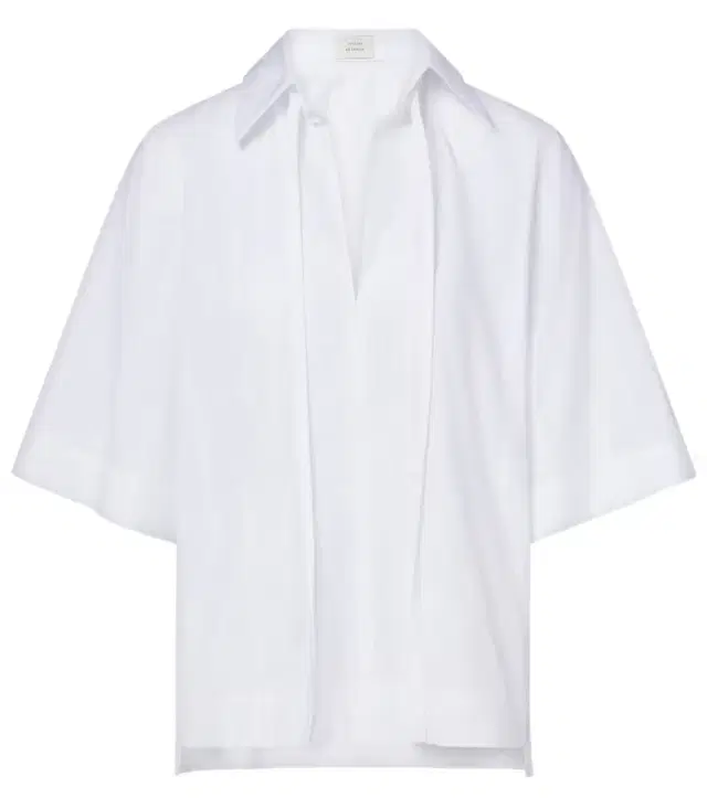 Sofi tie-neck cotton poplin top