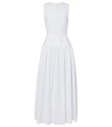 Loulou de Saison Ama cotton poplin maxi dress | Thumbnail 1 Loulou de Saison Ama cotton poplin maxi dress | Thumbnail 1