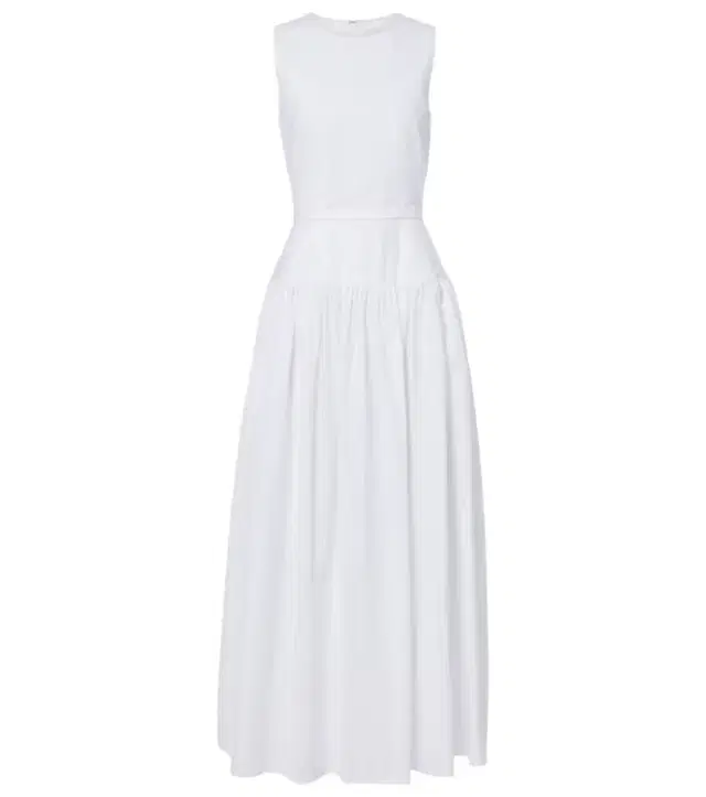 Loulou de Saison Ama cotton poplin maxi dress