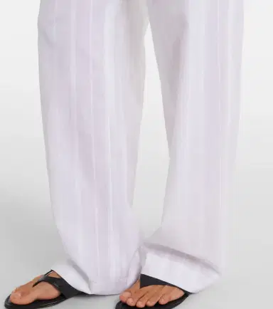 Loulou de Saison Macao cotton poplin straight pants | Thumbnail 2 Loulou de Saison Macao cotton poplin straight pants | Thumbnail 2