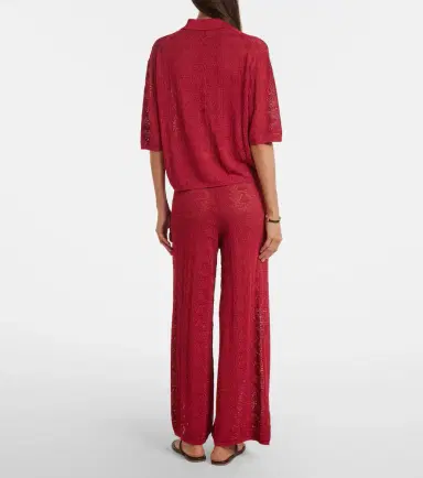 Loulou de Saison Egeo knitted wide-leg pants | Thumbnail 6